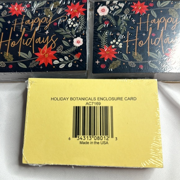 Holiday Botanicals Gloss Enclosure Gift Card 3.5x2.25" Pack of 50 - Picture 4 of 6